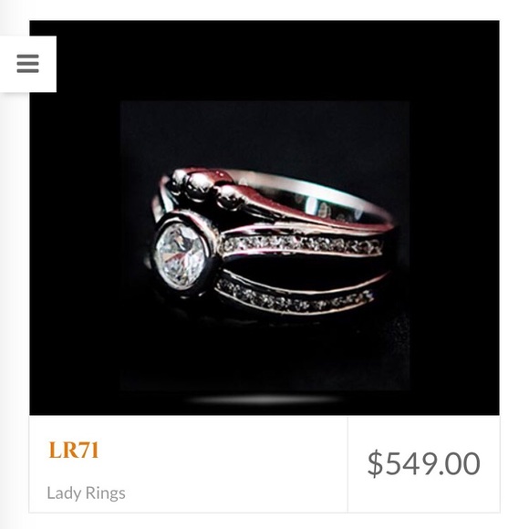 Bob Berg High Quality Clear CZ’s & .925 Ring - Picture 8 of 8